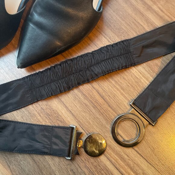 90's Black Synch Belt - Picture 1 of 4